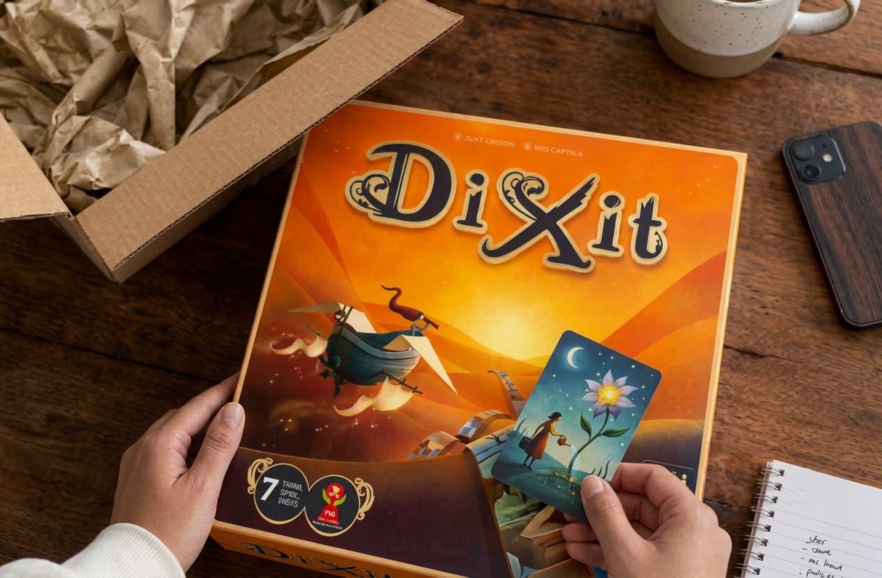 Cliente jugando DIXIT en familia